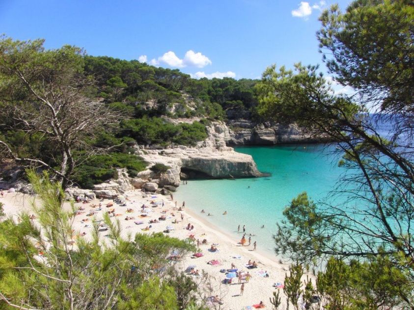 Cala Mitjana Virgin Beach,Menorca