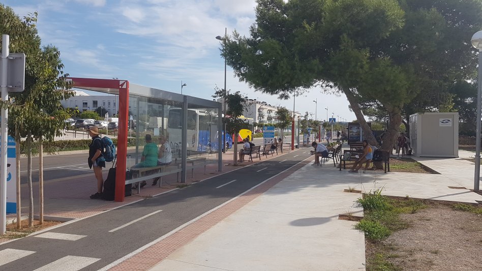 Bus Stop Via Perimetral,Menorca
