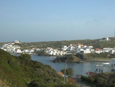Village from beach